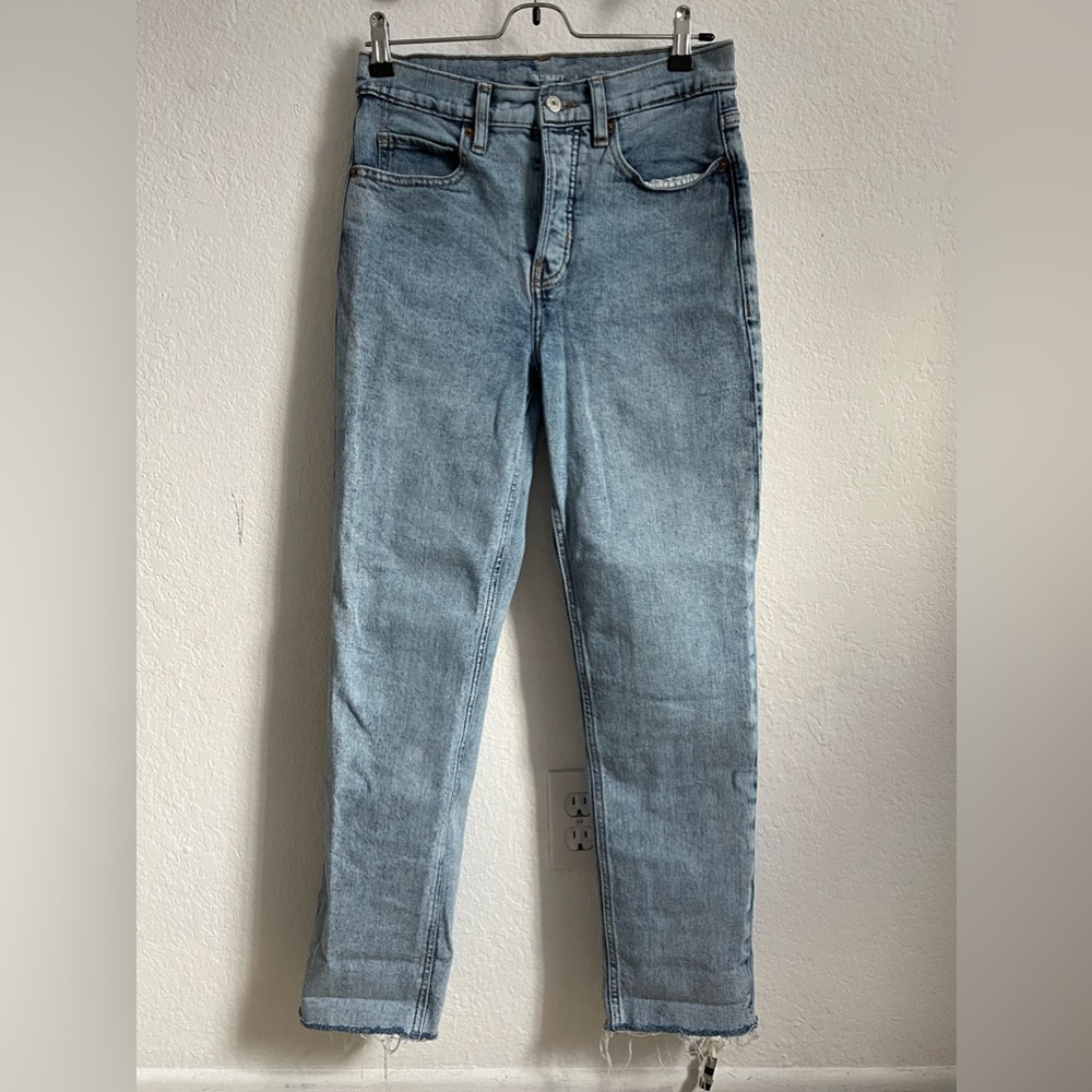 Old Navy Extra High Rise Straight Jeans